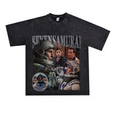 Film Star T Shirt Movie Space Interstellar Cotton Short Sleeve Loose American Retro T-shirt