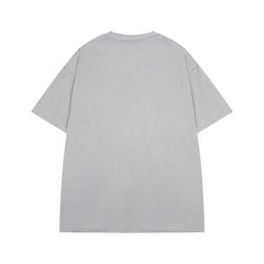 Ellie Seattle Shirt Cartoon Alphabet Print Crew Neck Short Sleeve T-Shirt