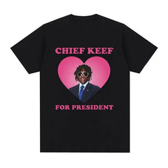 Chief Keef T Shirt Rapper Chef Keef f¨¹r Pr?sident Drucken T-Shirt