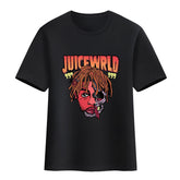Juice WRLD T Shirt Juice WRLD Printed T-shirt Anime Cotton