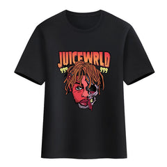Juice WRLD T Shirt Juice WRLD Printed T-shirt Anime Cotton