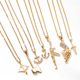 Jewelry Hip Hop Gun Bow Arrow Axe Pendant Armament