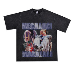 Film Star T Shirt Hamazaki Step Poster Commemorative Edition Loose Retro Street Cotton T-shirt Men and Women