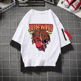 Juice WRLD T Shirt Fashion Summer Loose Casual plus Size 5-Point Sleeve