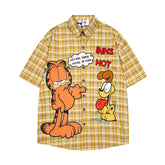 Ellie Seattle Shirt Lapel Cartoon Short Sleeve Shirt