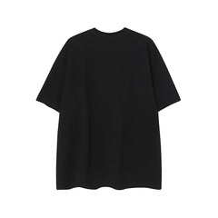 Camisas Vintage Hombre Vintage Graffiti Letter Print Short Sleeve T-Shirt