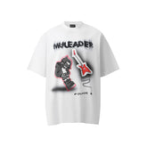 Ellie Seattle Shirt Fun Cartoon Character Print Short Sleeve T-Shirt