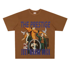 Film Star T Shirt Movie Deadly Magic Loose Retro Street Cotton T-shirt Men and Women