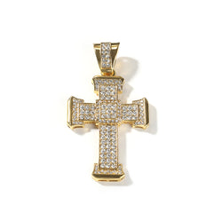 Jewelry Hip Hop Cross Diamond Pendant Necklace Crosses