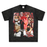 Detroit Eminem T Shirt Vintage Loose Heavy T Shirt