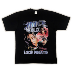 Juice WRLD T Shirt Hiphop T-shirt Printing Heavy Loose