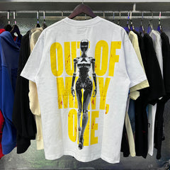 Godspeed t Shirts Technology Robot Printing Cotton Casual Short Sleeve Men and Women