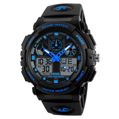 Analog-Digital Watch Outdoor Sports Waterproof Watch