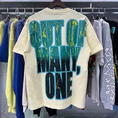 Godspeed t Shirts Racing Sunset Print Cotton Crew Neck Short Sleeve Men and Women