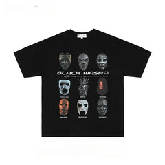 Men T Shirts Grimace Loose Couple Short Sleeves