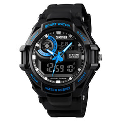 Analog-Digital Watch Sports Waterproof Student Watch