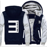 Detroit Eminem Hoodie Hip Hop Fleece Hooded Zip Sweater