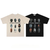 Men T Shirts Grimace Loose Couple Short Sleeves