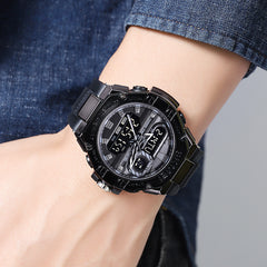Analog-Digital Watch Outdoor Sports Waterproof Student Watch