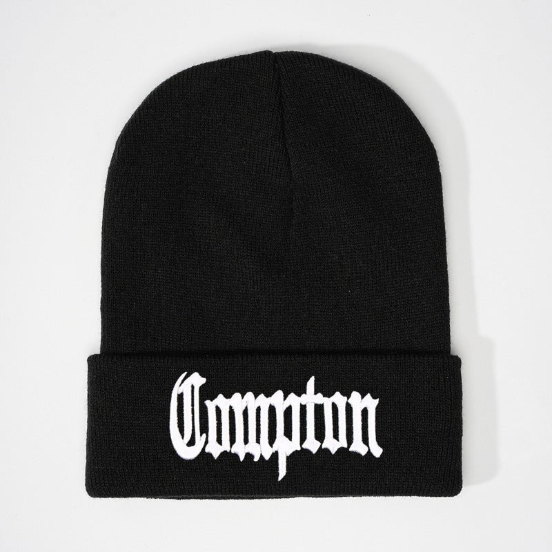 Compton Hat Embroidery Beanie