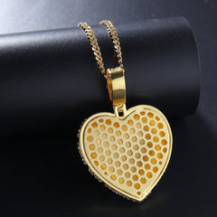 Jewelry Hip Hop Broken Heart Pendant Necklace St. Valentine's rapper