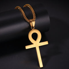 Jewelry Hip Hop Anhe Key Cross Pendant Egypt Pieces Jesus Pieces Royalty Ankh