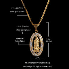 Jewelry Fashion Brick Pendant Necklace Egypt Pieces Far East Jesus Pieces Royalty