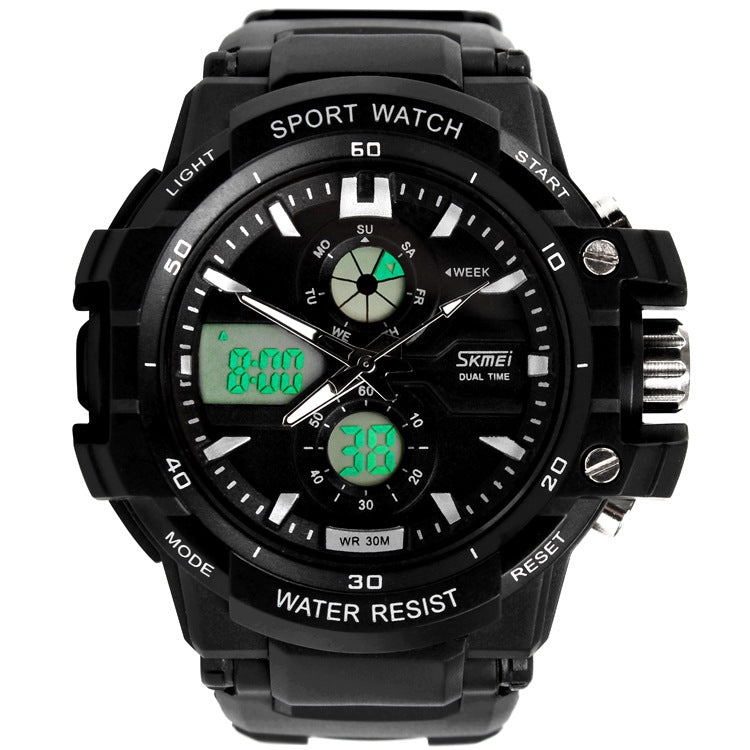 Analog-Digital Watch Luminous Waterproof Electronic Watch