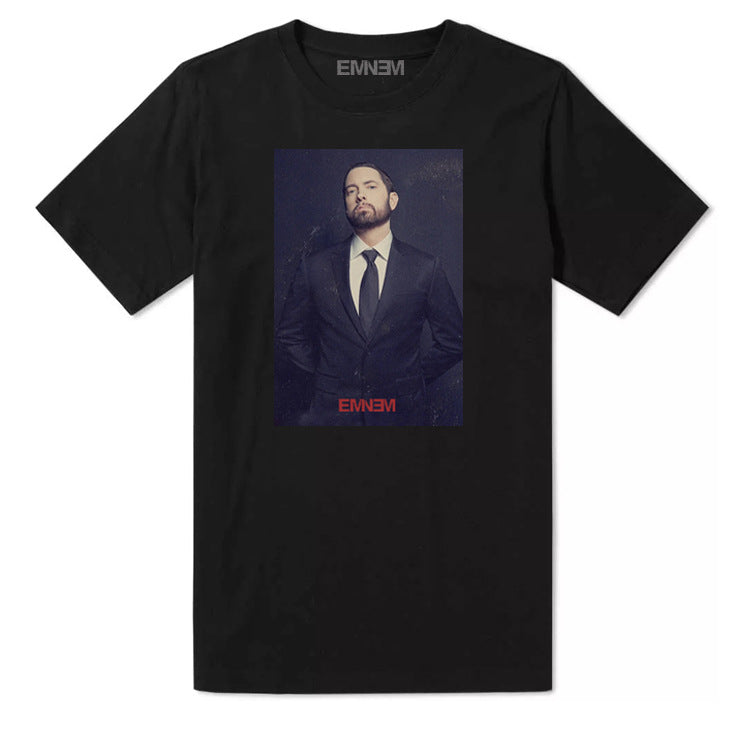 Detroit Eminem T-Shirt Trendy Cotton T-Shirt