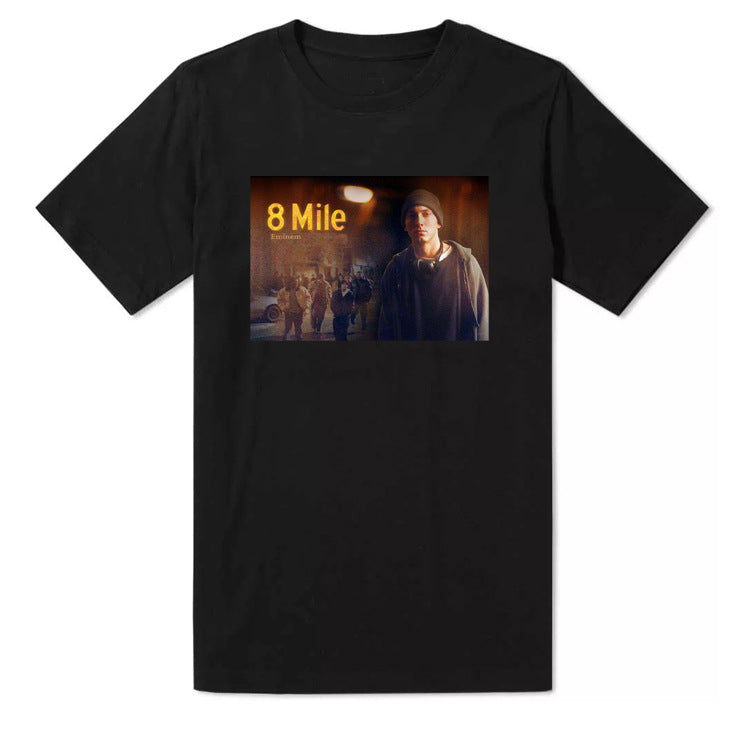 Detroit Eminem T-Shirt Cotton Hip Hop T-Shirt