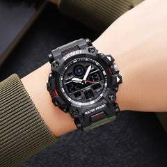 Analog-Digital Watch Multifunctional Waterproof Watch