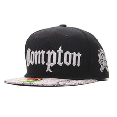 Compton Hat Hip Hop Snapback Flat Bill Cap