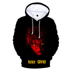 Juice WRLD in Loving Memory Hoodie Rapper Juice WRLD Casual 3D Printed Hood Sweatshirt