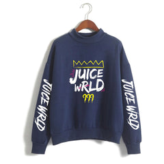 Juice WRLD in Loving Memory Hoodie Hip Hop Singer Juice WRLD Printed Fashion Loose High Collar Sweatshirt