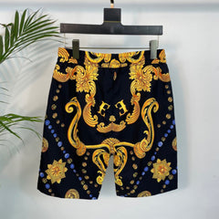 East Coast Shorts Summer Digital Print Casual Beach Pants Men's Pants