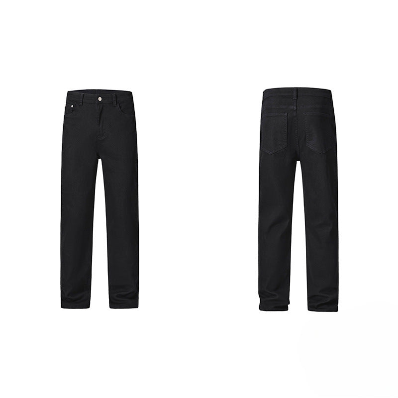 American Men Jeans Vintage Wash Old Straight Jeans