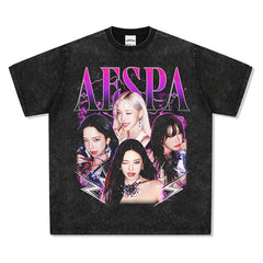 AESPA Combination T-Shirt