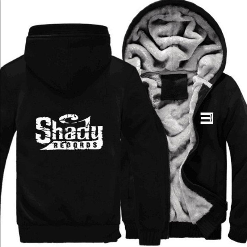 Detroit Eminem Hoodie Eminem Fleece Thickened Hoodie