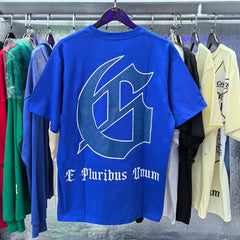 Godspeed T Shirts Astronaut Moon Landing Print Cotton Casual Short Sleeve Men and Women