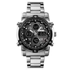 Analog-Digital Watch Fashion Business Waterproof Men's Electronic Watch