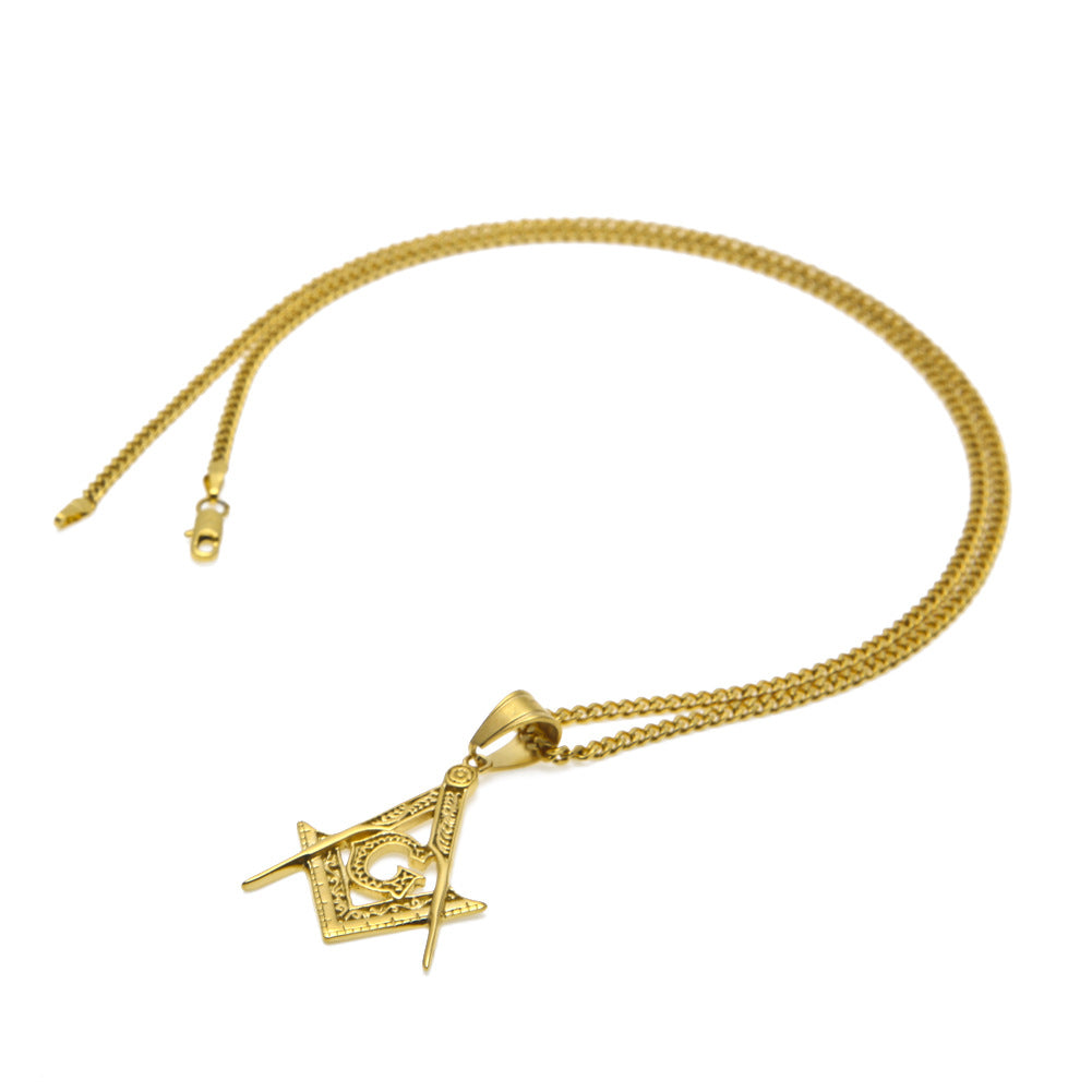 Jewelry 'Masonic' Logo Necklace