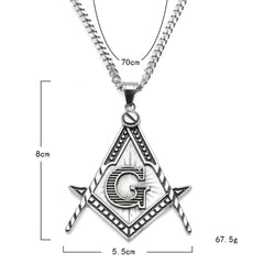 Jewelry 'Freemason ' Logo Necklace