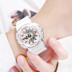 Analog-Digital Watch Outdoor Sports Electronic Watch Women