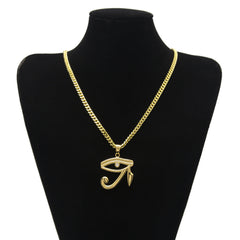 Jewelry Fashion Hip Hop The Eye of Horus Necklace rapper The Eye of Horus