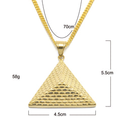 Jewelry Pyramid Pendant Necklace