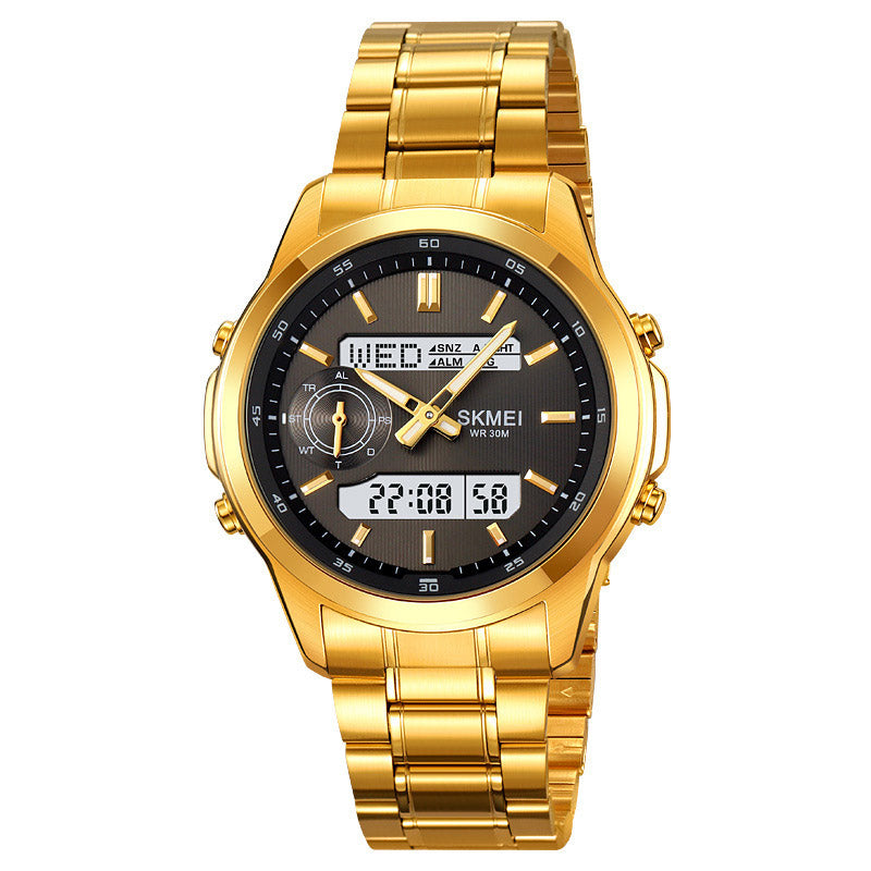 Analog-Digital Watch Waterproof Men's Business Watch