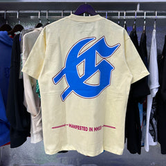 Godspeed T Shirts Convenience Store White Car Printing Cotton Casual Short Sleeve Men's and Women's