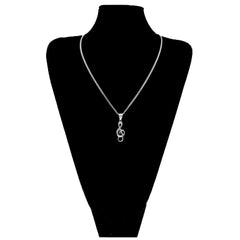 Jewelry Music Note Pendant Necklace Couple Personality Pendant St. Valentine's