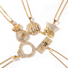 Jewelry Hip Hop Fashion 'Get Rich ' Necklace