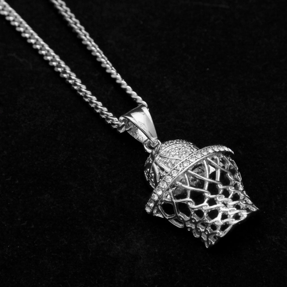 Jewelry Hip Hop Diamond Shot Pendant Necklace rapper